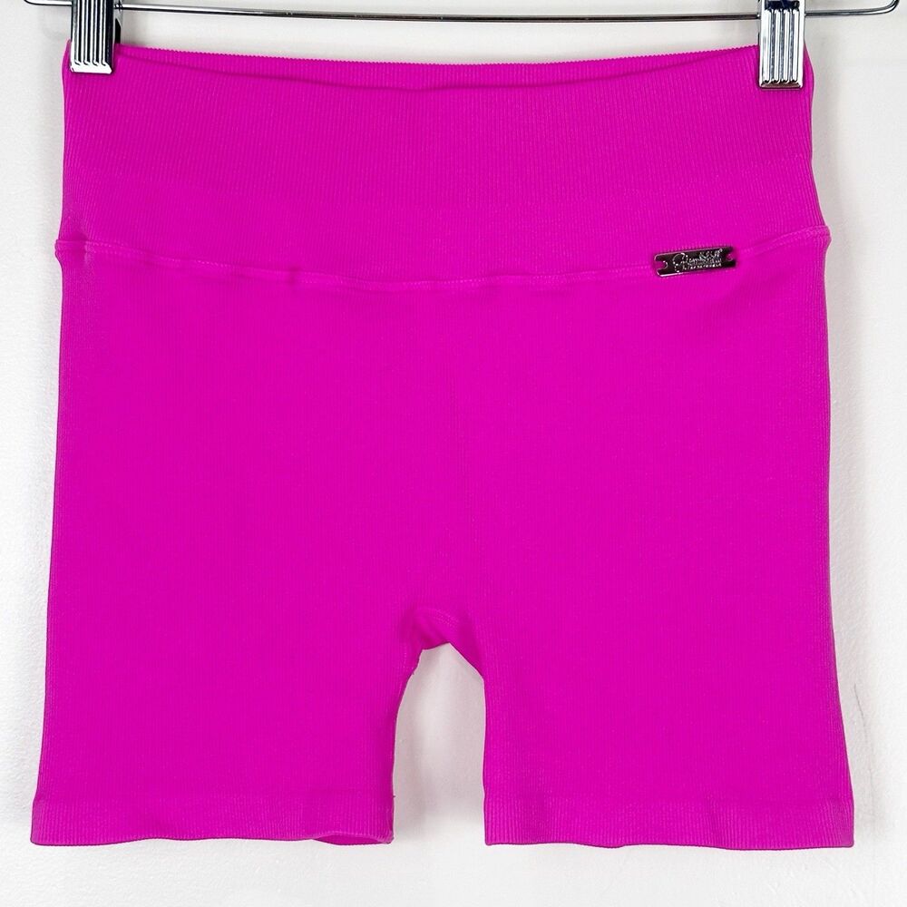 Bombshell Sportswear Shorts Womens Sz M Inspired Ribbed Workout Activewear